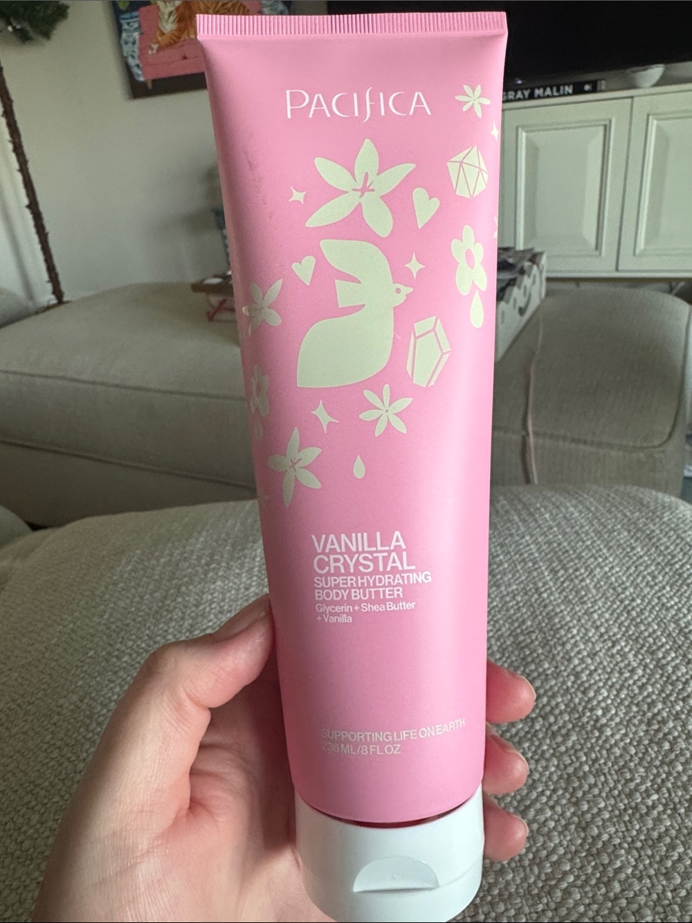 Pacifica Pink Vanilla Crystal Superhydrating Body Butter Full Size NWT